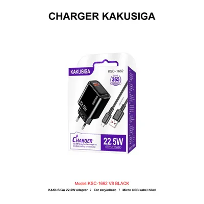 CHARGER KAKUSIGA KSC-1662 V8 BLACK