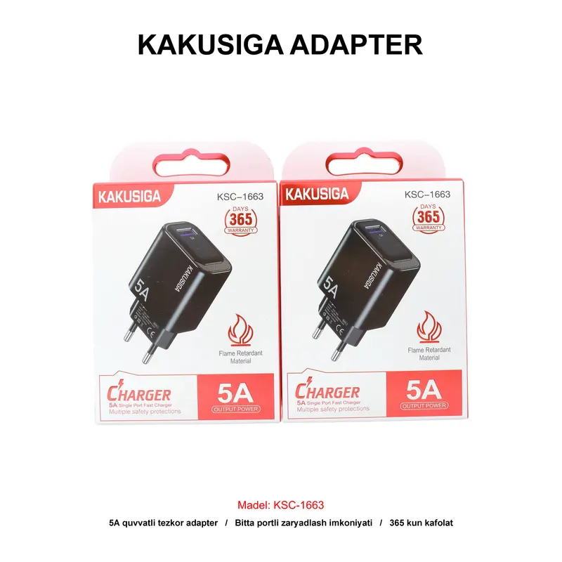 ADAPTER KAKUSIGA KSC-1663 BLACK