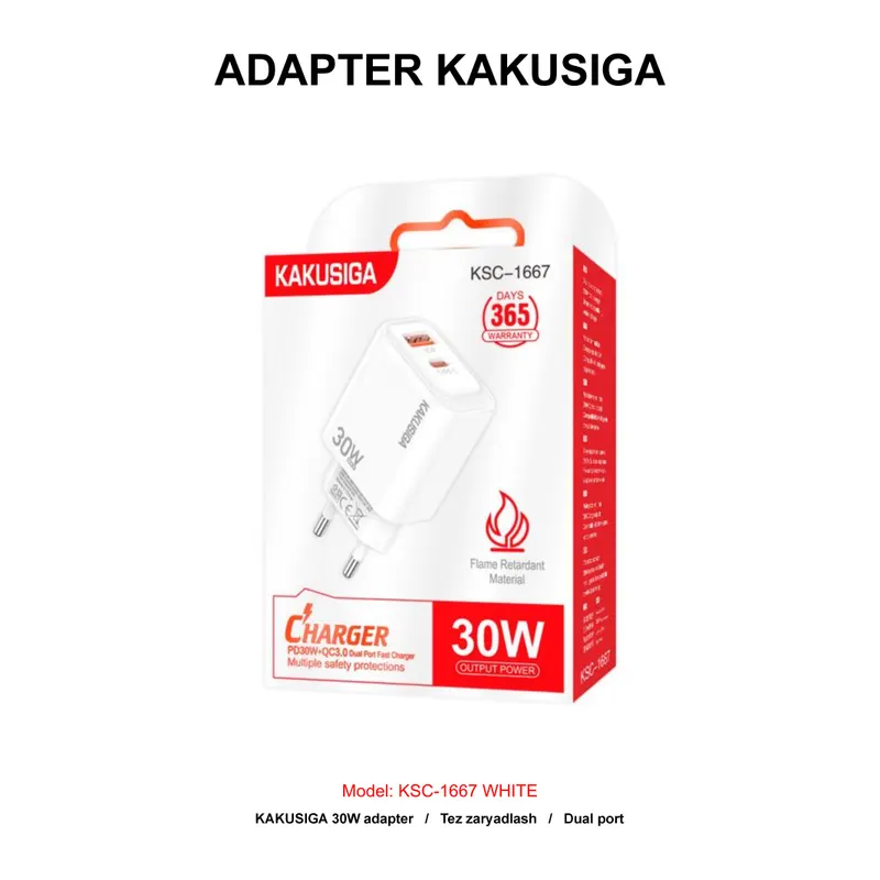 ADAPTER KAKUSIGA KSC-1667 WHITE