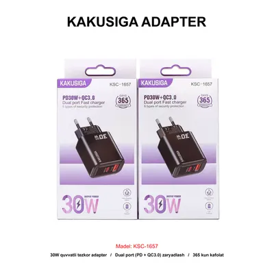 ADAPTER KAKUSIGA KSC-1657 BLACK