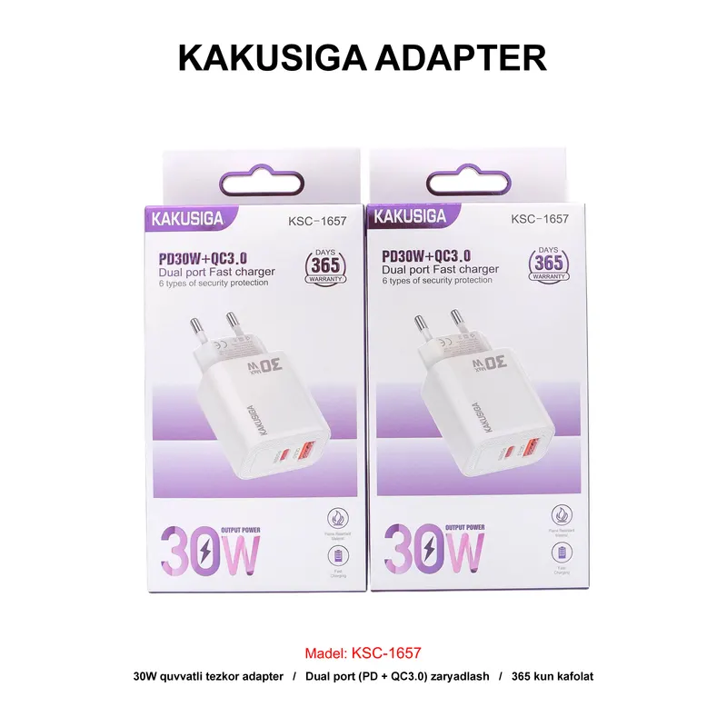 ADAPTER KAKUSIGA KSC-1657 WHITE