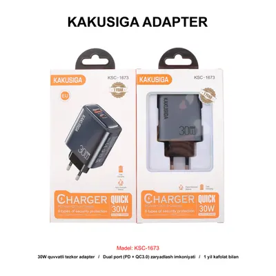ADAPTER KAKUSIGA KSC-1673 GREY