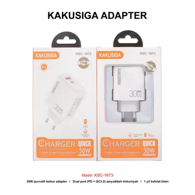 ADAPTER KAKUSIGA KSC-1673 WHITE