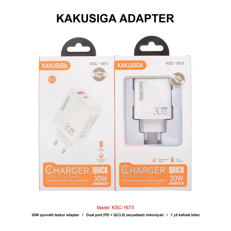 ADAPTER KAKUSIGA KSC-1673 WHITE