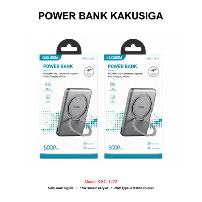 PB KAKUSIGA KSC-1273 5000mAh CHAMPAGNE GOLD