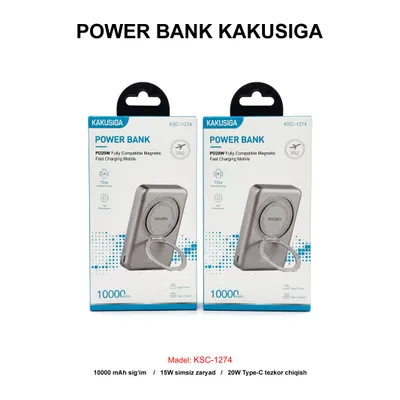PB KAKUSIGA KSC-1274 10000mAh CHAMPAGNE GOLD