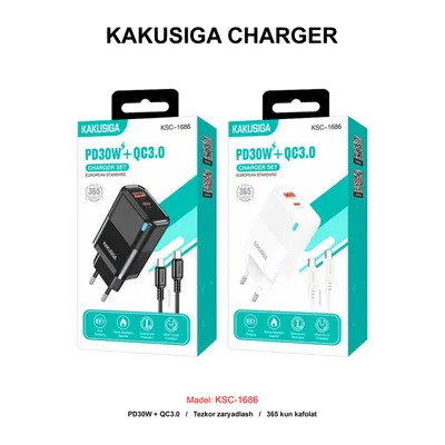 CHARGER KAKUSIGA KSC-1686 TC-TC BLACK