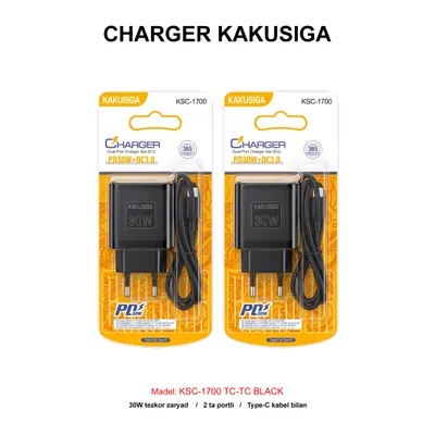 CHARGER KAKUSIGA KSC-1700 TC-TC BLACK