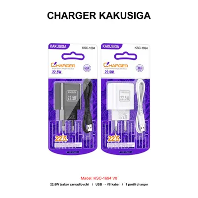 CHARGER KAKUSIGA KSC-1694 V8 BLACK