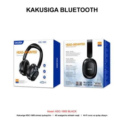 BLUETOOTH KAKUSIGA KSC-1885 BLACK
