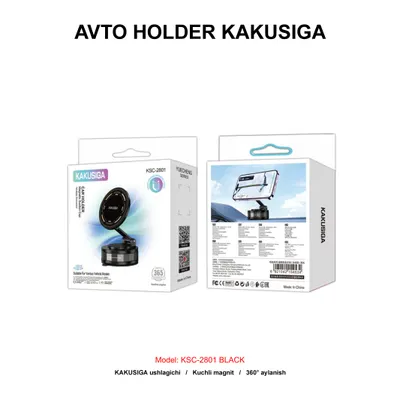 AVTO HOLDER KAKUSIGA KSC-2801 BLACK