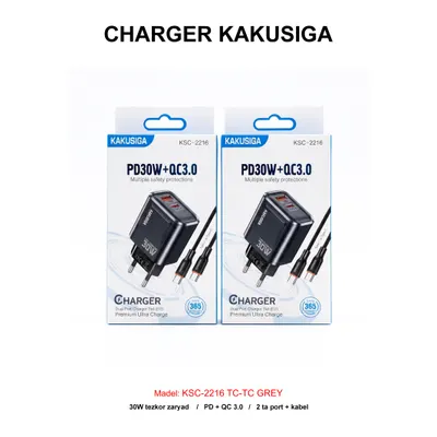 CHARGER KAKUSIGA KSC-2216 TC-TC GREY