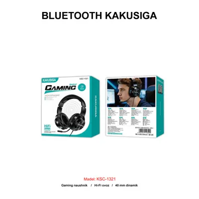 COMPUTER HEADSET KAKUSIGA KSC-1321 BLACK