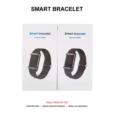SMART BRACELET HEALTH Y25 BLACK