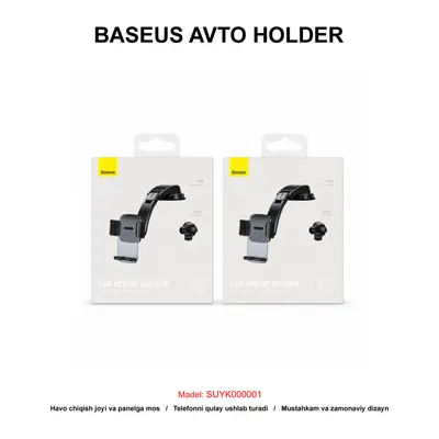 AVTO HOLDER BASEUS SUYK000001 BLACK