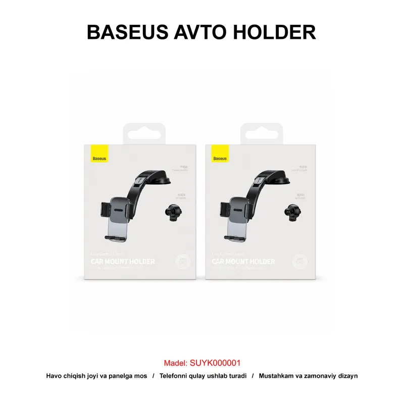 AVTO HOLDER BASEUS SUYK000001 BLACK