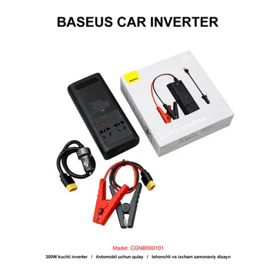 CAR INVERTER BASEUS CGNB000101 BLACK