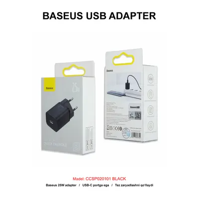 ADAPTER BASEUS CCSP020101 BLACK