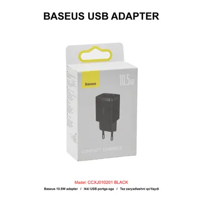 ADAPTER BASEUS CCXJ010201 BLACK