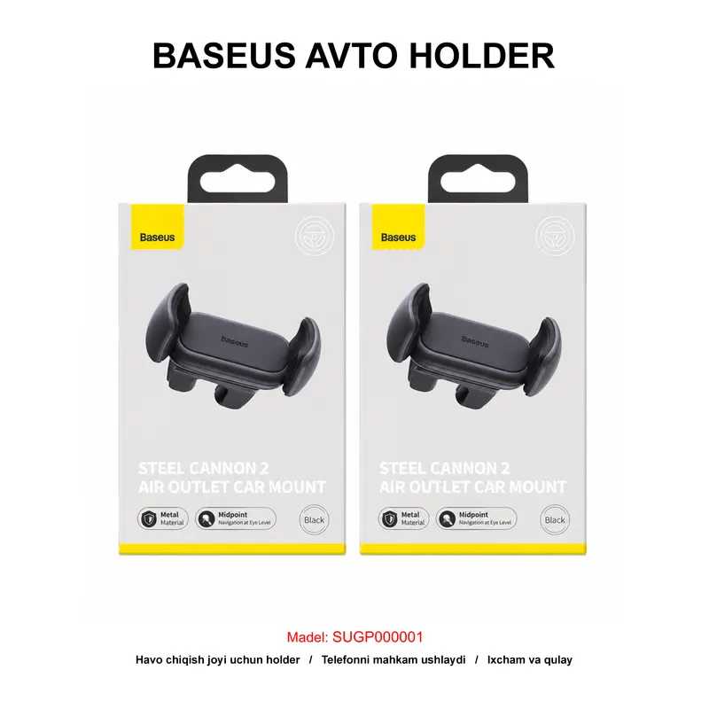 AVTO HOLDER BASEUS SUGP000001 BLACK