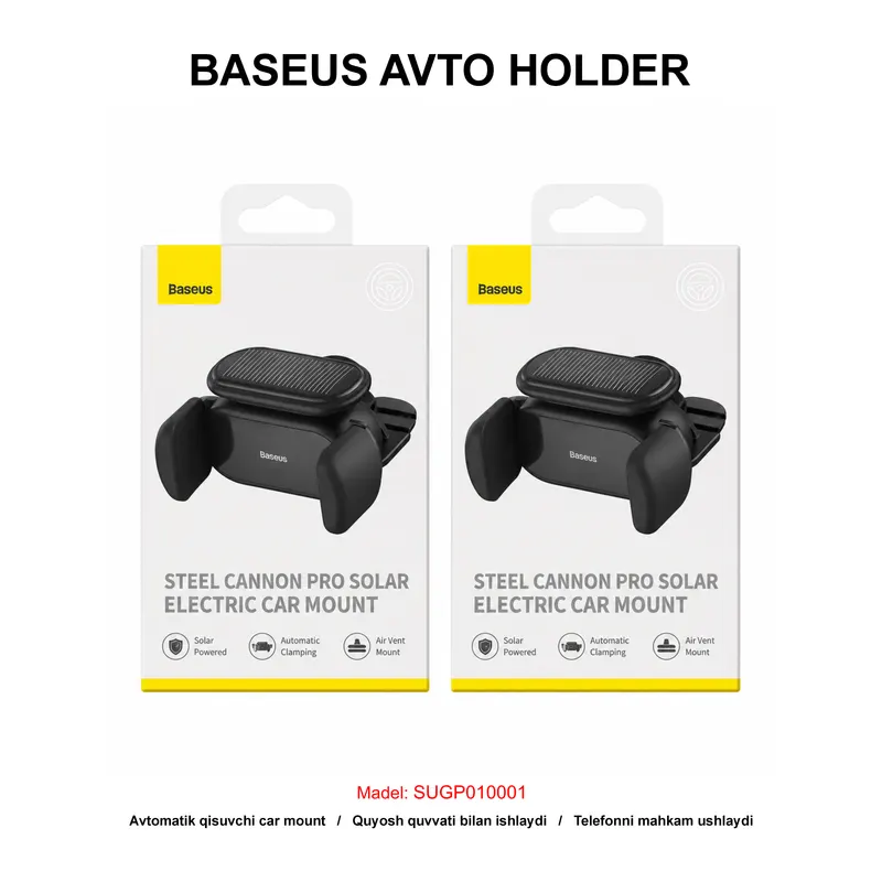 AVTO HOLDER BASEUS SUGP010001 BLACK