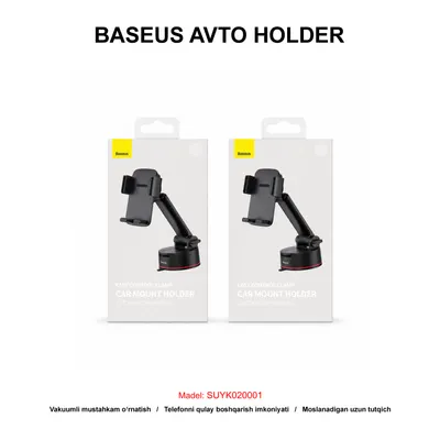 AVTO HOLDER BASEUS SUYK020001 BLACK