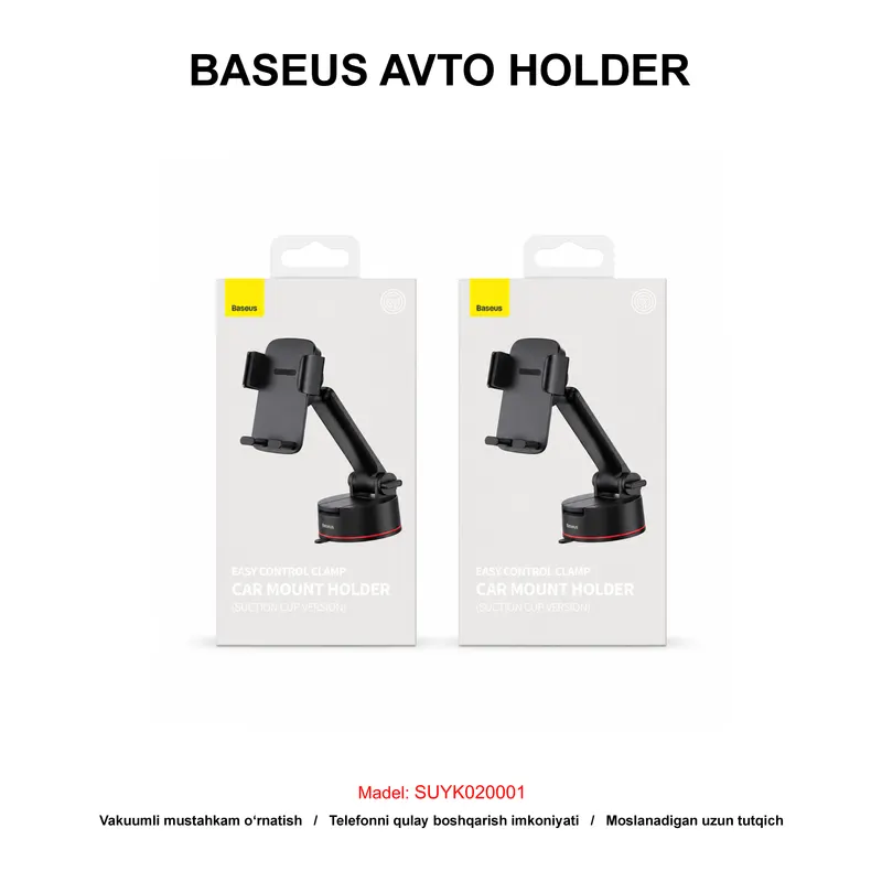 AVTO HOLDER BASEUS SUYK020001 BLACK