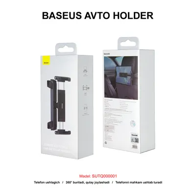 AVTO HOLDER BASEUS SUTQ000001 BLACK