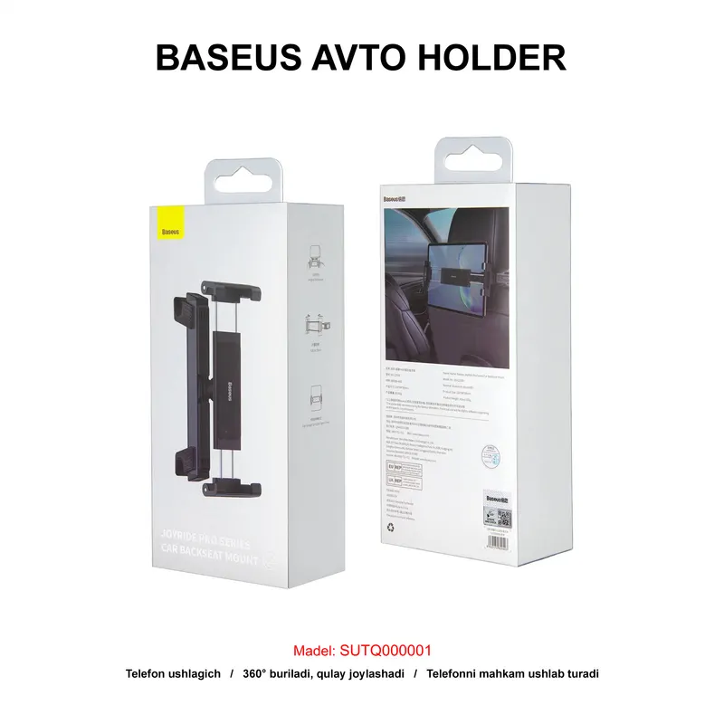 AVTO HOLDER BASEUS SUTQ000001 BLACK