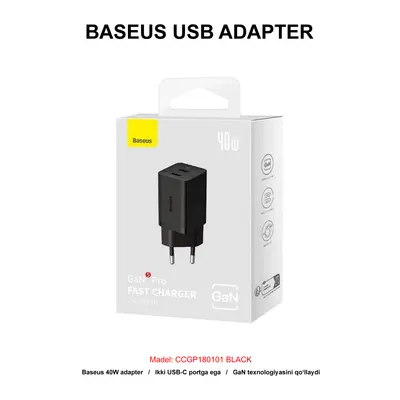 ADAPTER BASEUS CCGP180101 BLACK
