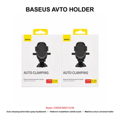 AVTO HOLDER BASEUS C40351600113-00 BLACK