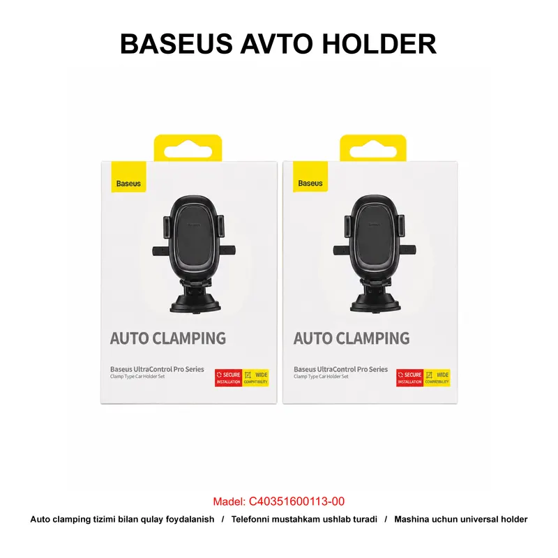 AVTO HOLDER BASEUS C40351600113-00 BLACK