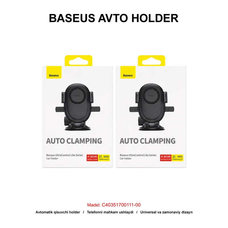 AVTO HOLDER BASEUS C40351700111-00 BLACK