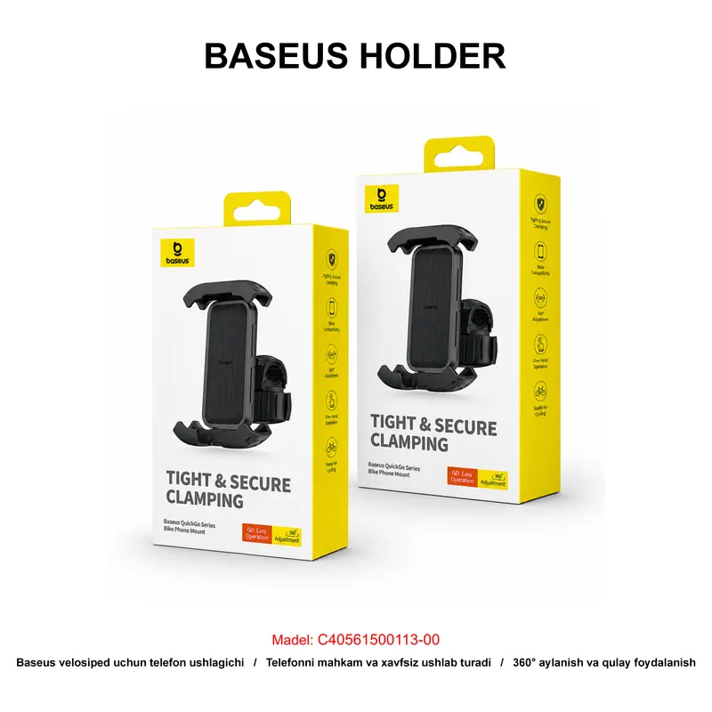 HOLDER BASEUS C40561500113-00 BLACK