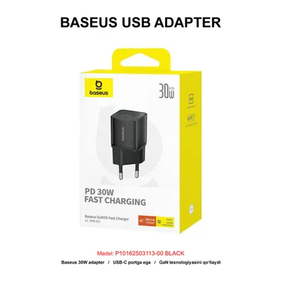 ADAPTER BASEUS P10162503113-00 BLACK