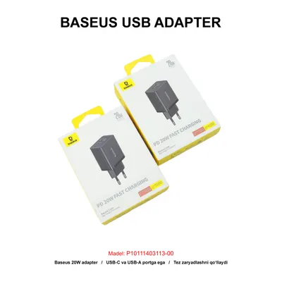 ADAPTER BASEUS P10111403113-00 BLACK