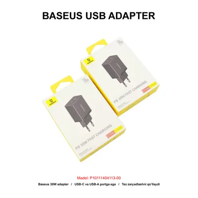 ADAPTER BASEUS P10111404113-00 BLACK