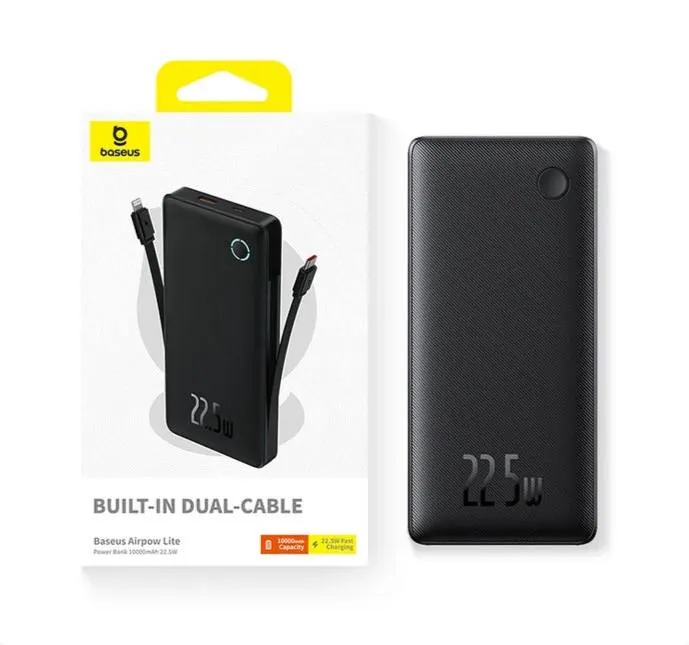 PB BASEUS P10067501123-00 10000mAh BLACK
