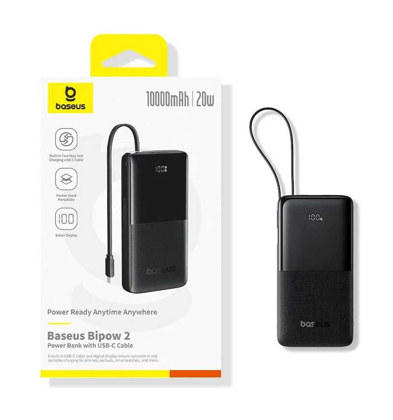 PB BASEUS P10077101113-00 10000mAh BLACK