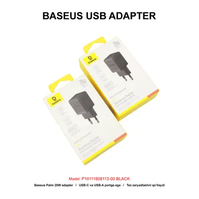 ADAPTER BASEUS P10111608113-00 BLACK