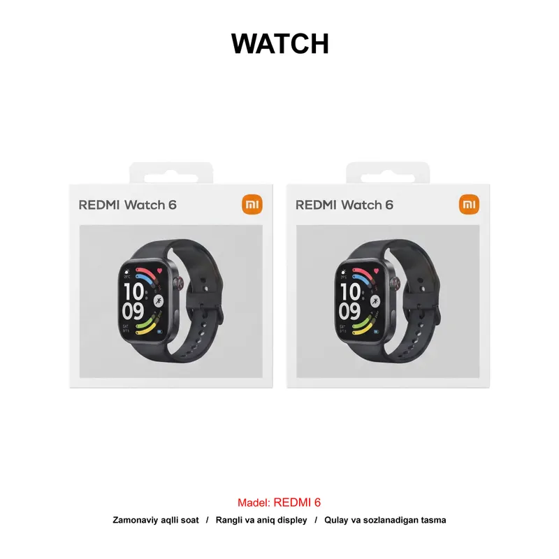 REDMI WATCH 6 M2523W1 OBSIDIAN BLACK