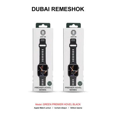DUBAI REMESHOK 42-44-45mm GREEN PREMIER HOVEL BLACK
