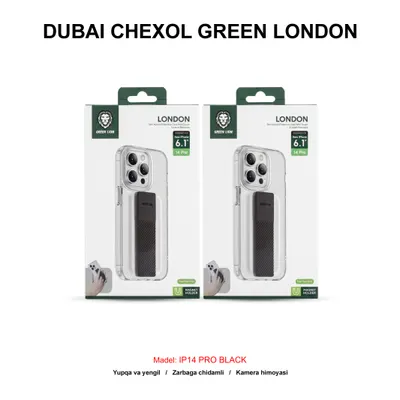 DUBAI CHEXOL GREEN LONDON GNLC14PBK IP14 PRO BLACK