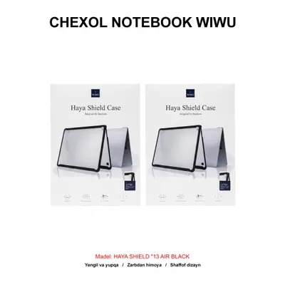 CHEXOL NOTEBOOK WIWU HAYA SHIELD "13 AIR BLACK