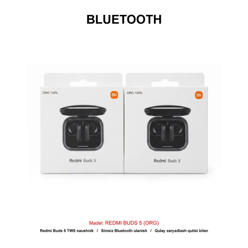 BLUETOOTH REDMI BUDS 5 BLACK (ORG)