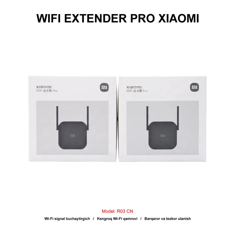 WIFI EXTENDER PRO XIAOMI R03 CN BLACK
