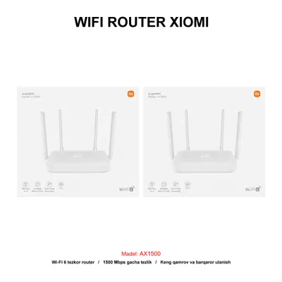 WIFI ROUTER XIAOMI AX1500 WHITE
