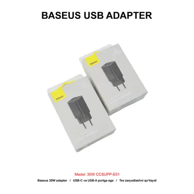 ADAPTER BASEUS CCSUPP-E01 BLACK