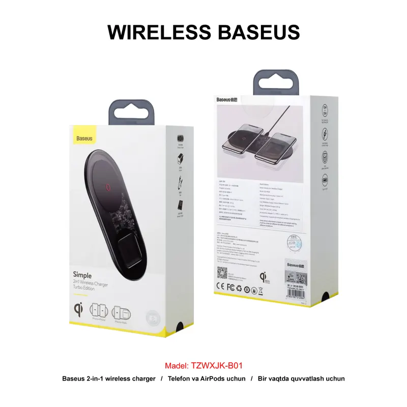 WIRELESS BASEUS TZWXJK-B01 BLACK