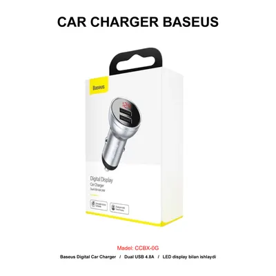 CAR CHARGER BASEUS CCBX-0G GREY